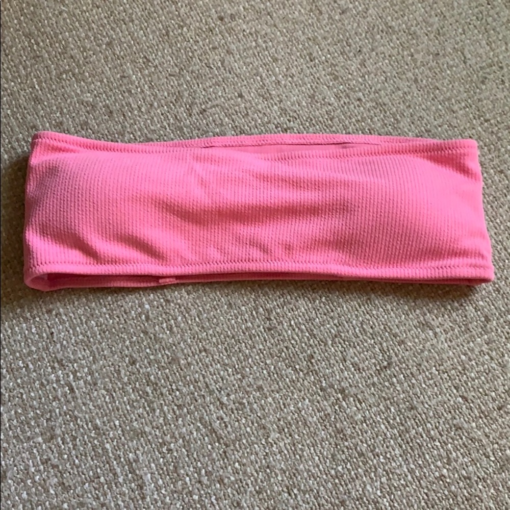 Pink Bandeau Bikini